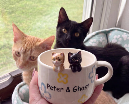 Handmade Custom Pet Figurine Mug